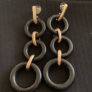 Vintage black earrings